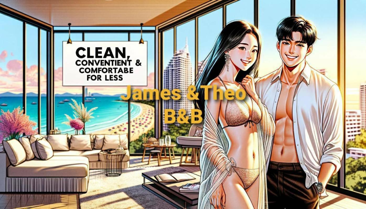 Base Central Pattaya Long Balcony King-Bed With Infinity Pool & Free Netflix! Exteriör bild